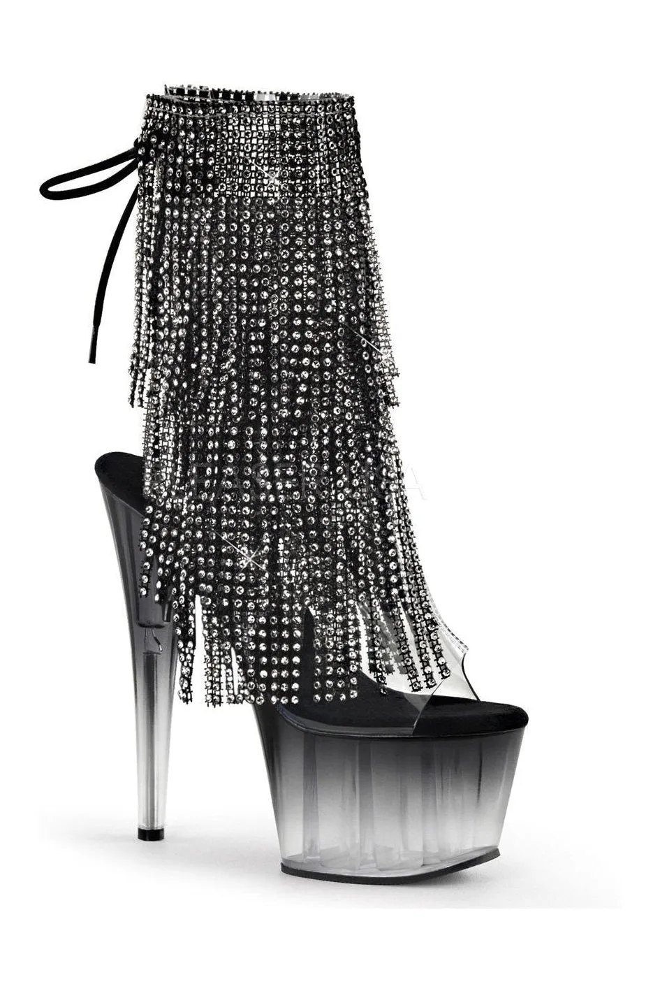 ADORE-1017RSFT Platform Boot  | Black Vinyl