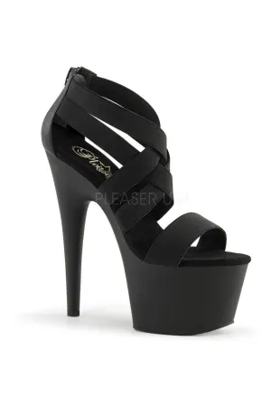 ADORE-769 Platform Sandal  | Black elastic