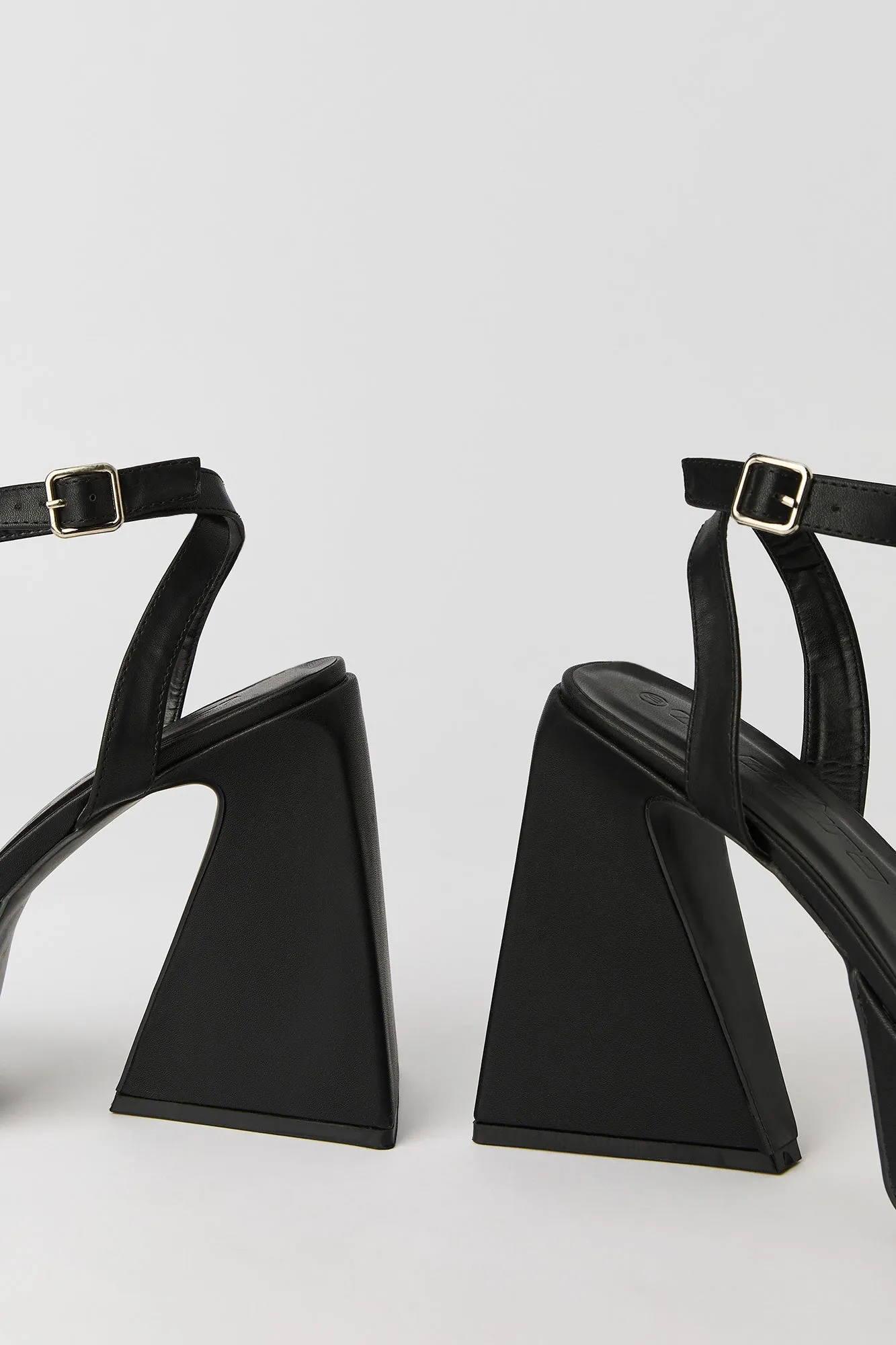 Ankle Strap Platform Heeled Sandal