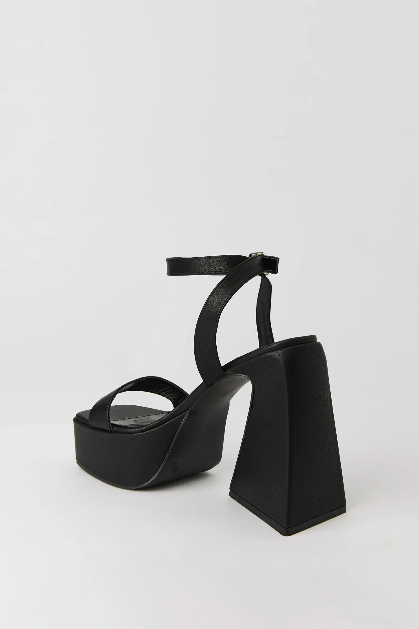 Ankle Strap Platform Heeled Sandal
