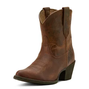 Ariat Ladies 10061308 Maggie Ankle Western Boots in Sassy Brown