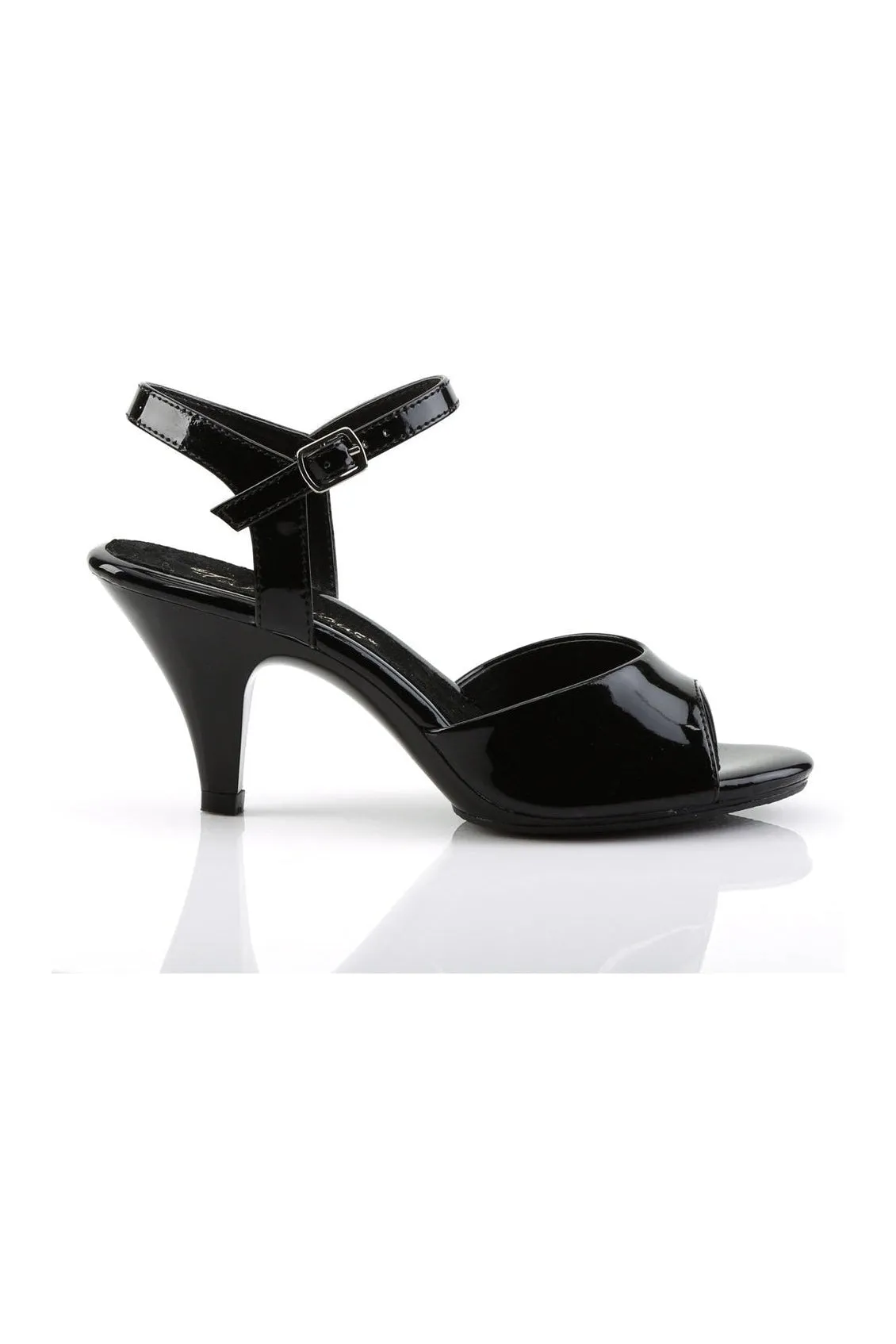 BELLE-309 Sandal | Black Patent
