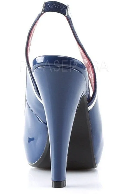 BETTIE-05 Sandal | Blue Patent