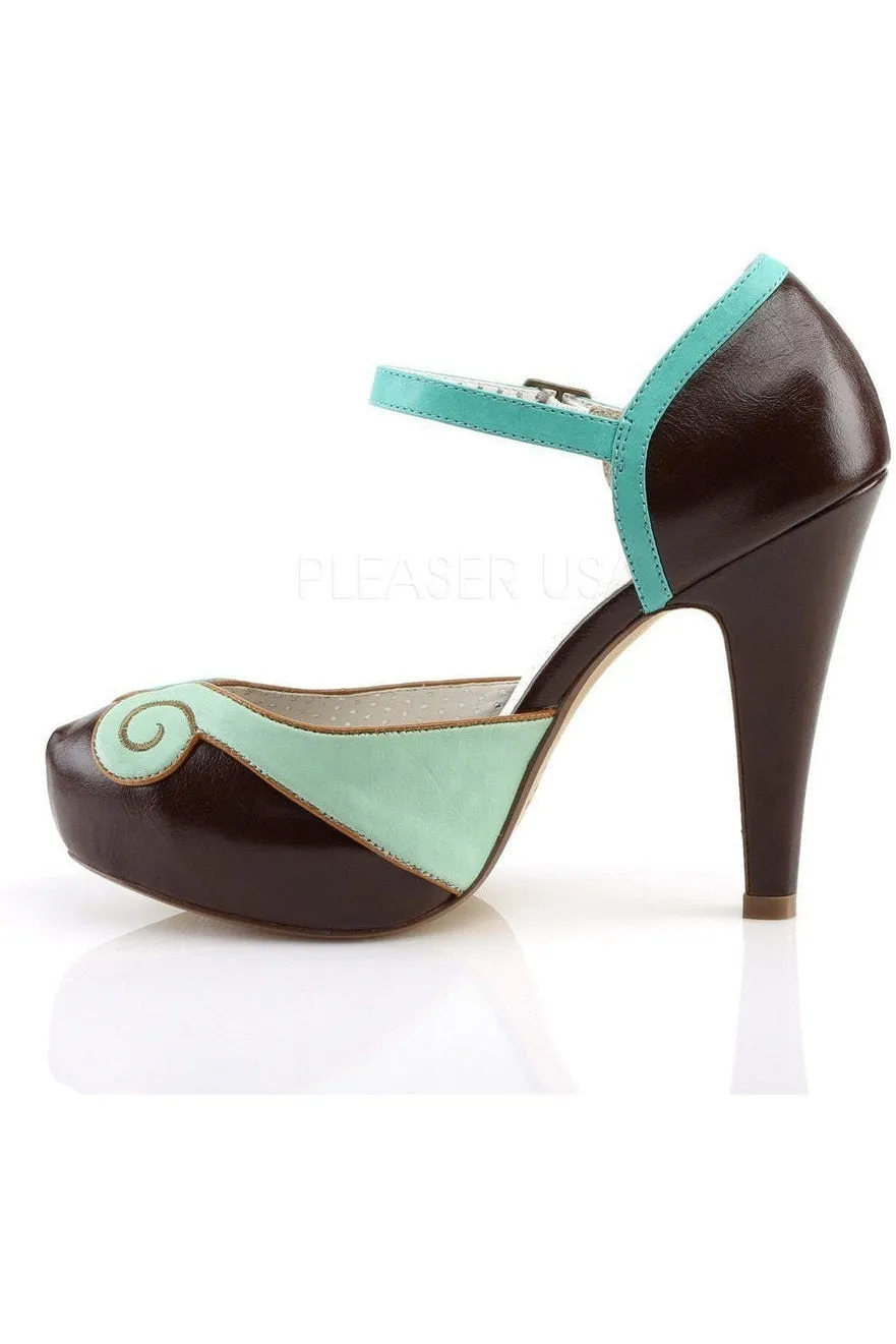 BETTIE-17 Pumps | Brown Faux Leather
