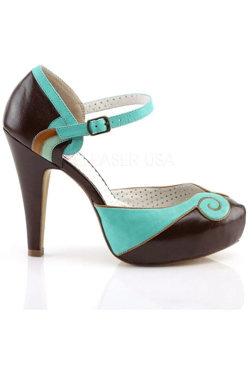 BETTIE-17 Pumps | Brown Faux Leather