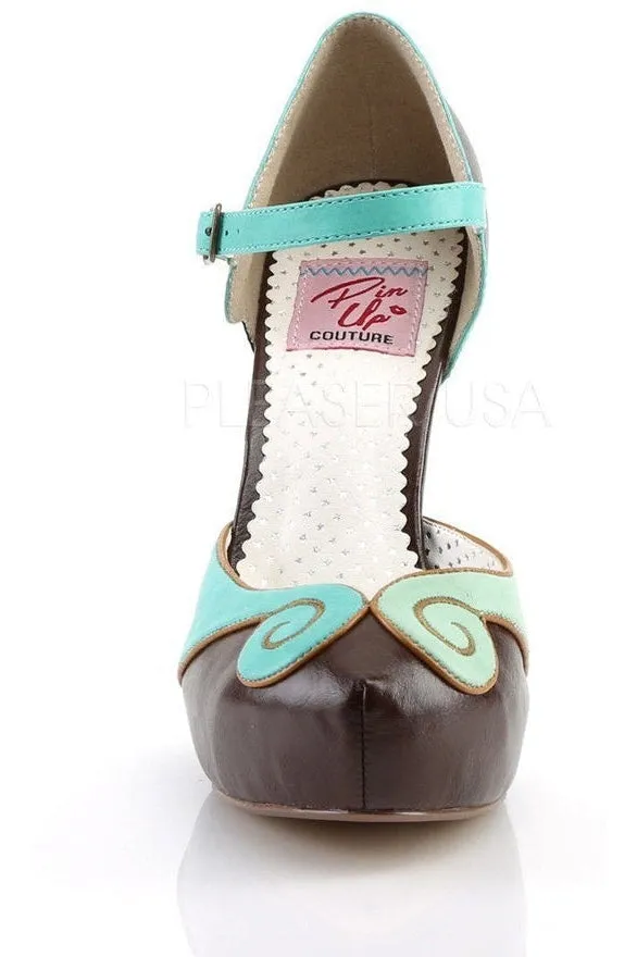 BETTIE-17 Pumps | Brown Faux Leather