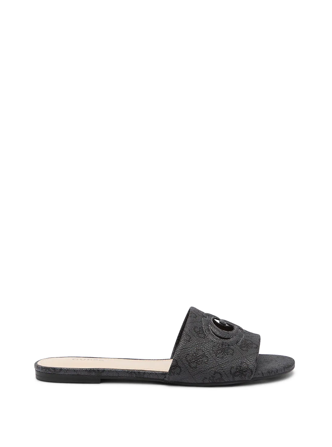 Black Tashia Cutout Logo Slides