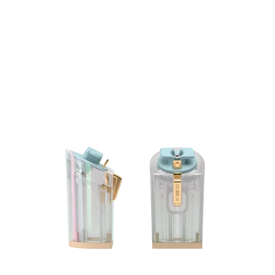 Block Heel Kit 4 Iridescent Transparent