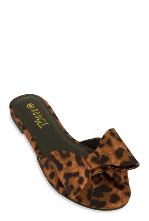 Bow Slide Sandals