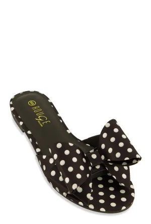 Bow Slide Sandals