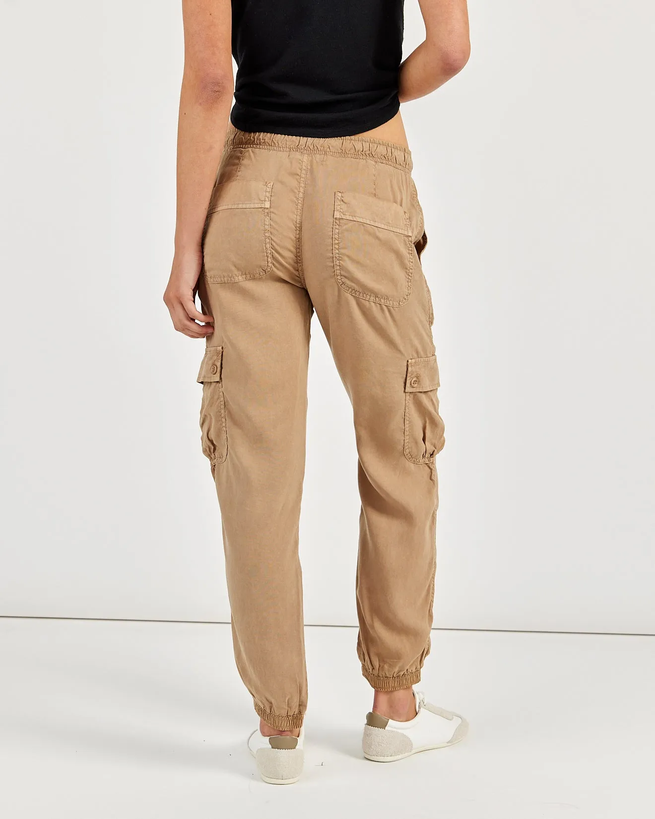 Cargo Track Pants - Safari Sand