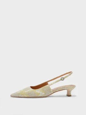 Catrina Leather Slingback Pumps