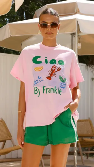 Ciao By Frankie Top and Shorts Set - Pink/Green