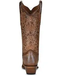Circle G by Corral Ladies Western Embroidery Brown Boots L2038