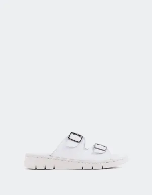 Corsham White Leather