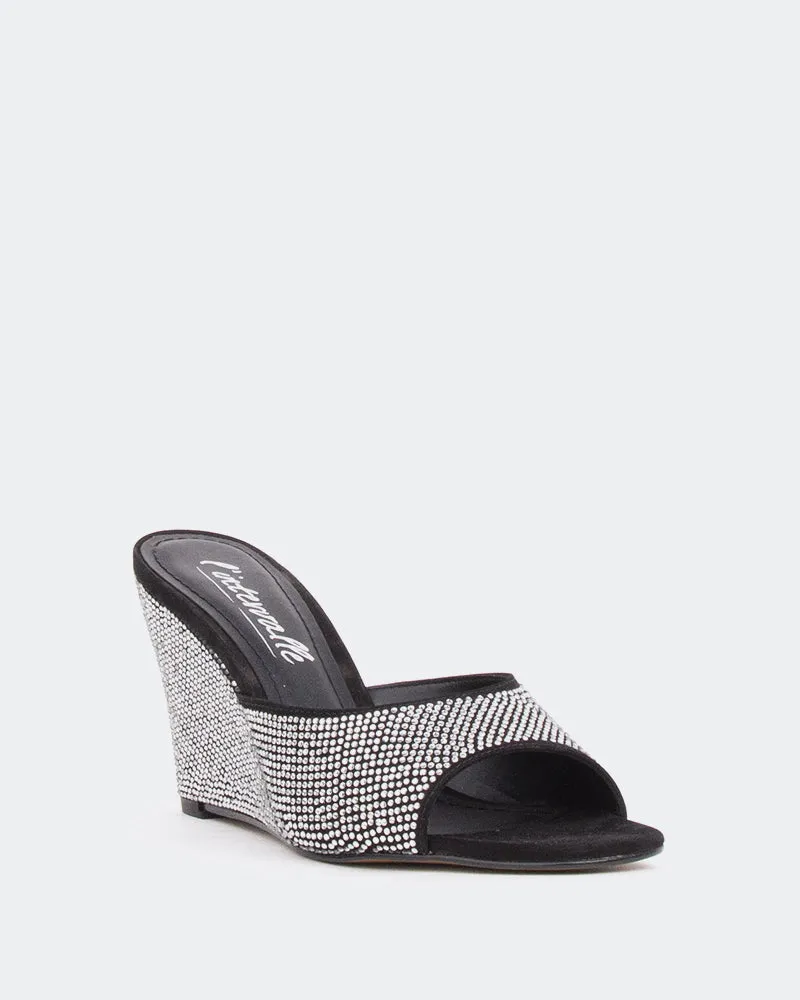 Crystal, Black Suede/Suède Noir