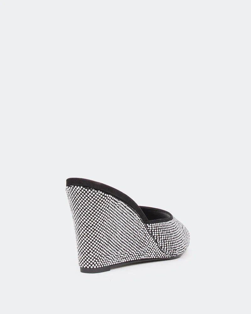 Crystal, Black Suede/Suède Noir