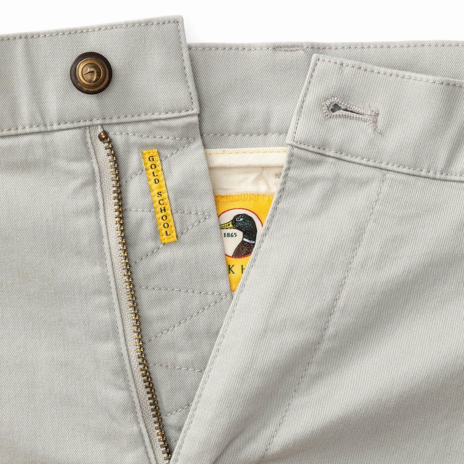 Duck Head 7" Gold School Chino Short - Graystone