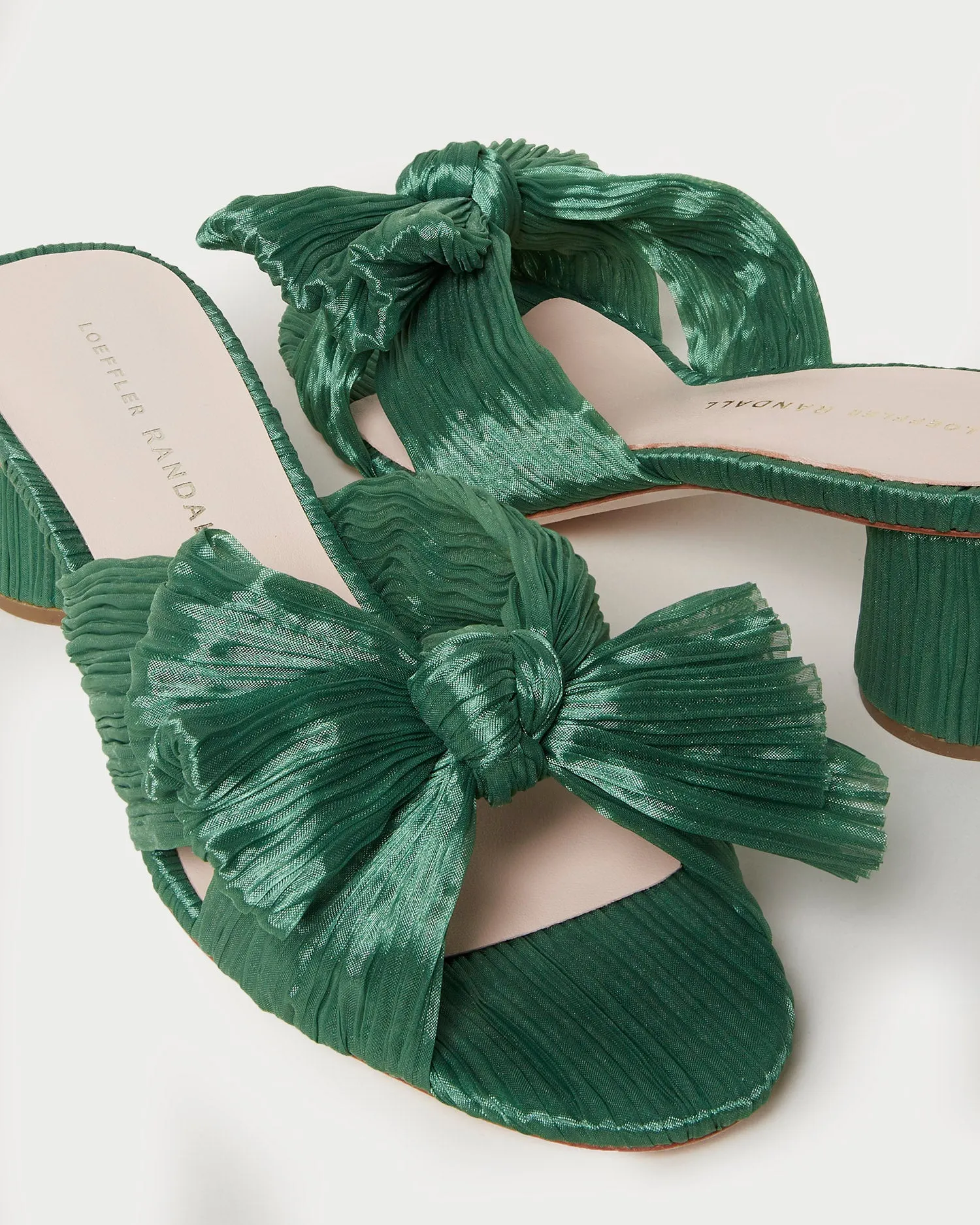 Emilia Pleated Knot Mule