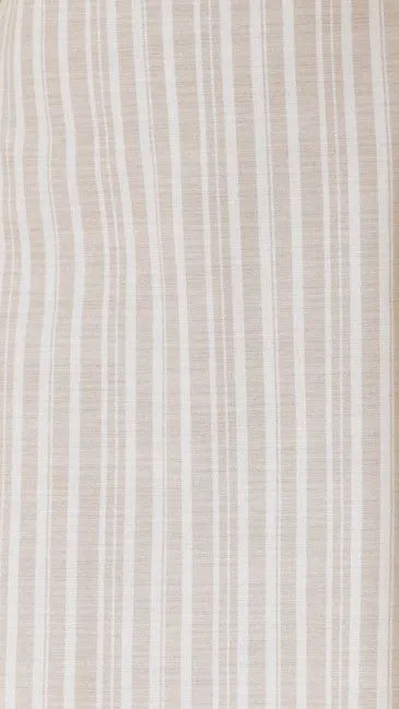 Evangeline Mini Skirt - Beige Stripe