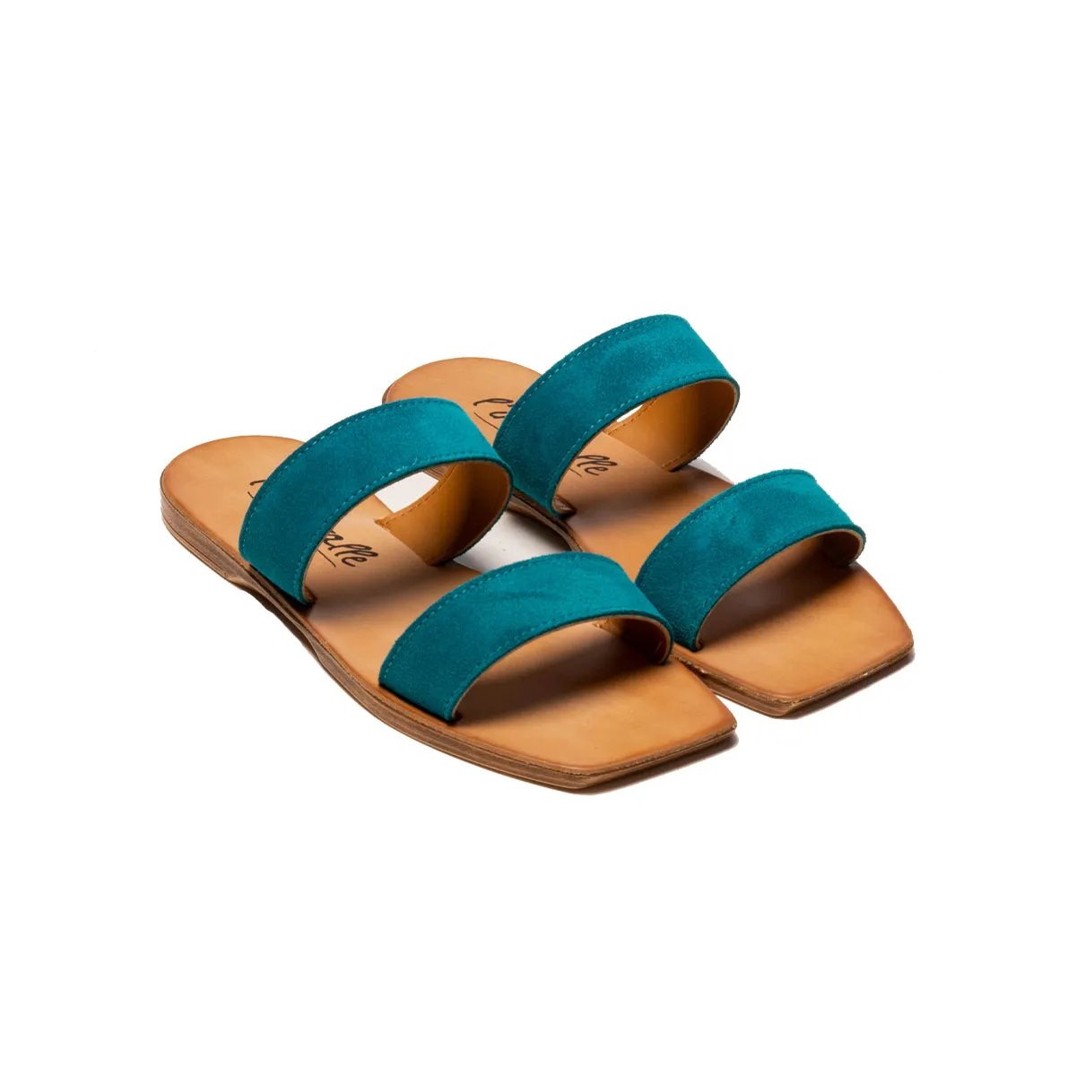 Fayola Turquoise Suede