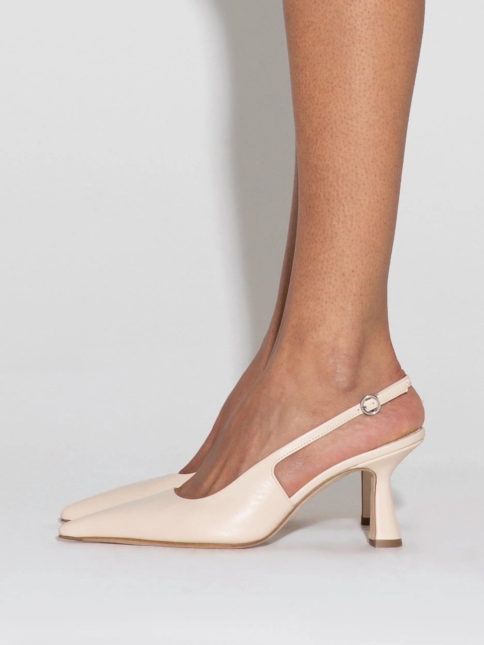 Fernanda Leather Slingback Pumps