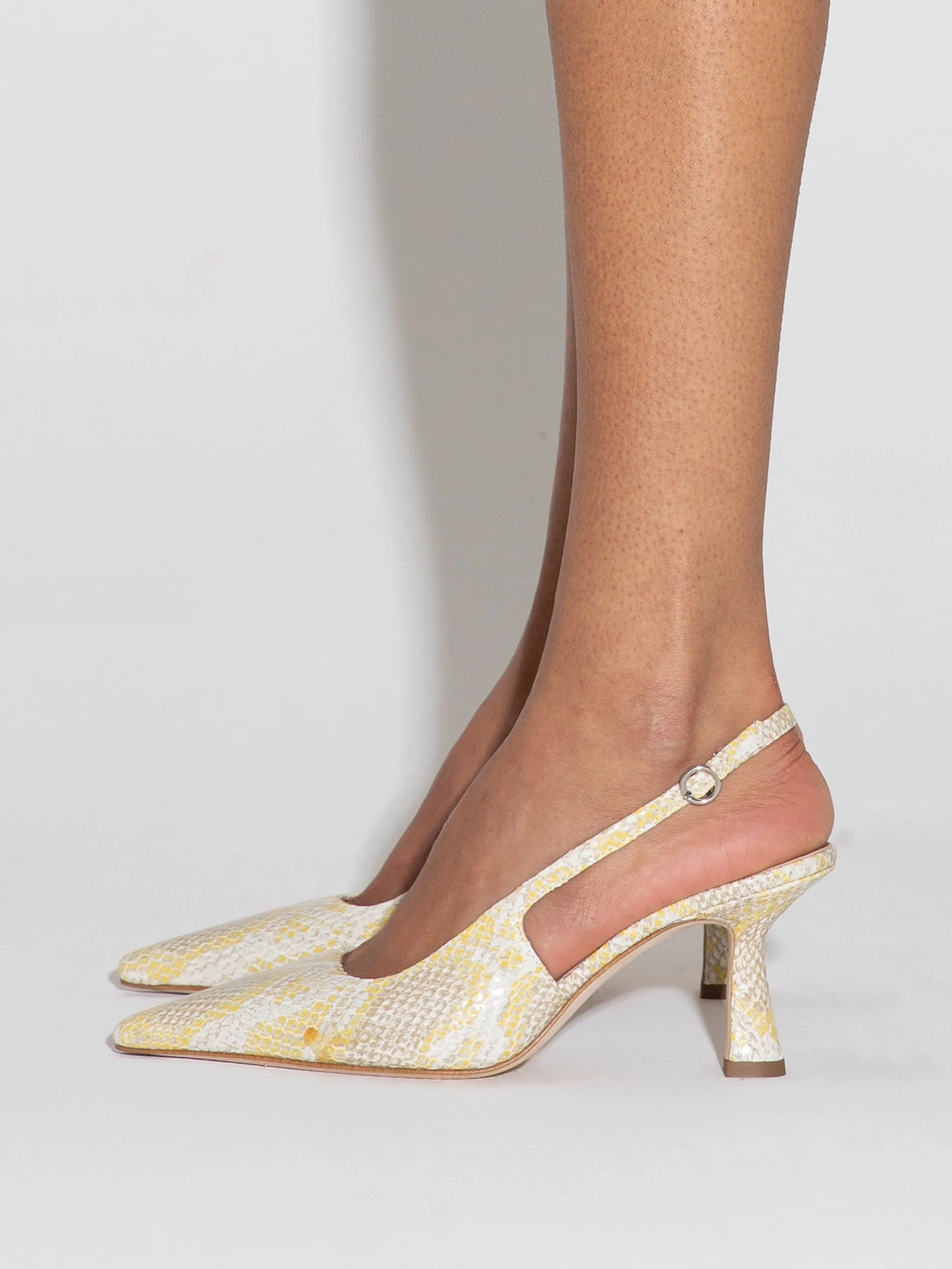 Fernanda Leather Slingback Pumps
