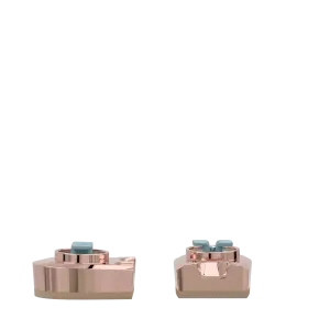 Flare Block Heel Kit 1.5 Rose Gold Metallic