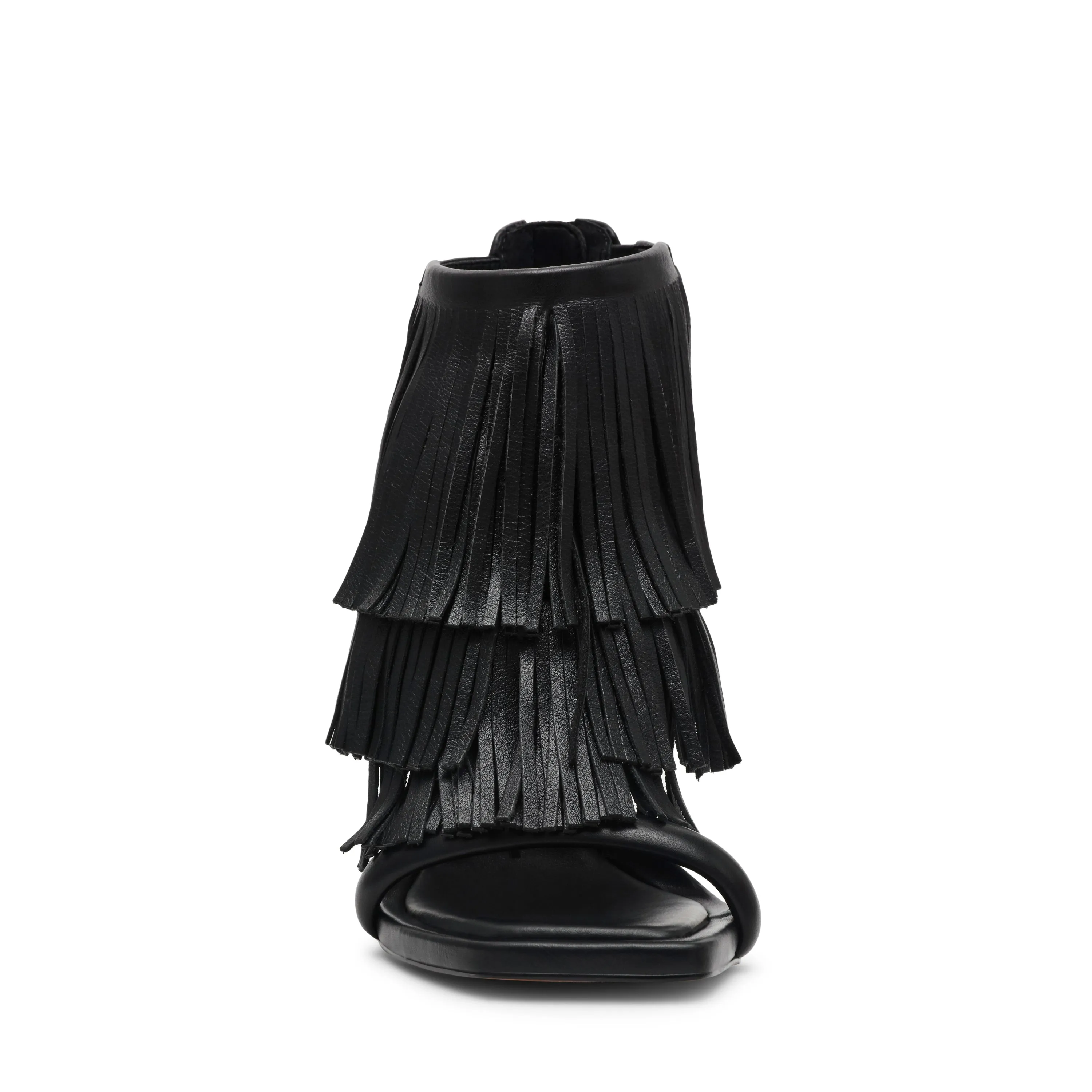 Fringzy Sandal BLACK LEATHER