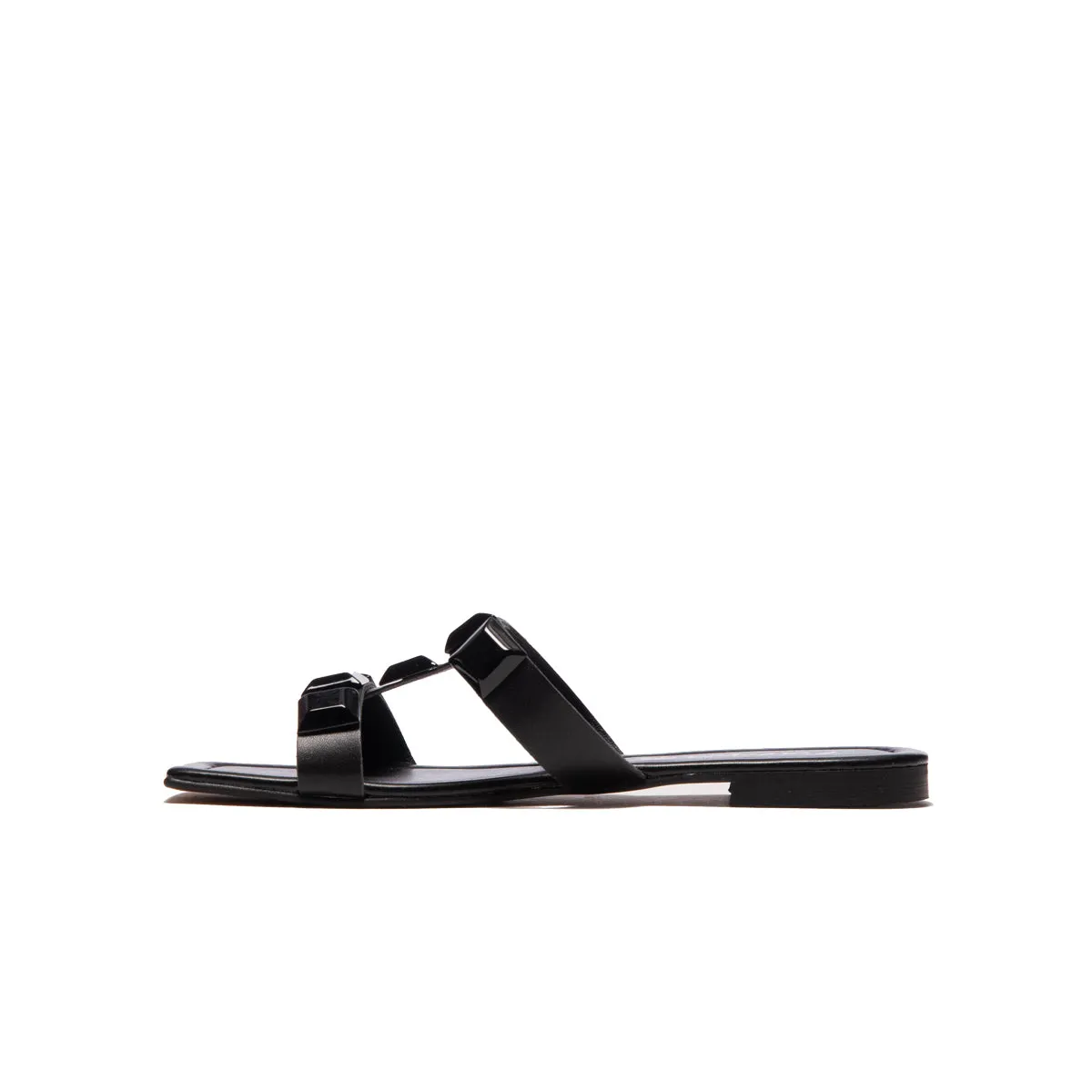 Galia Black Leather