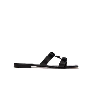 Galia Black Leather