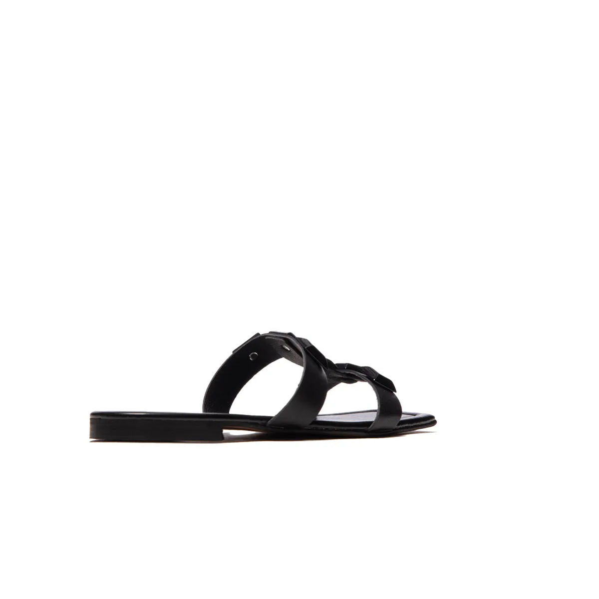 Galia Black Leather
