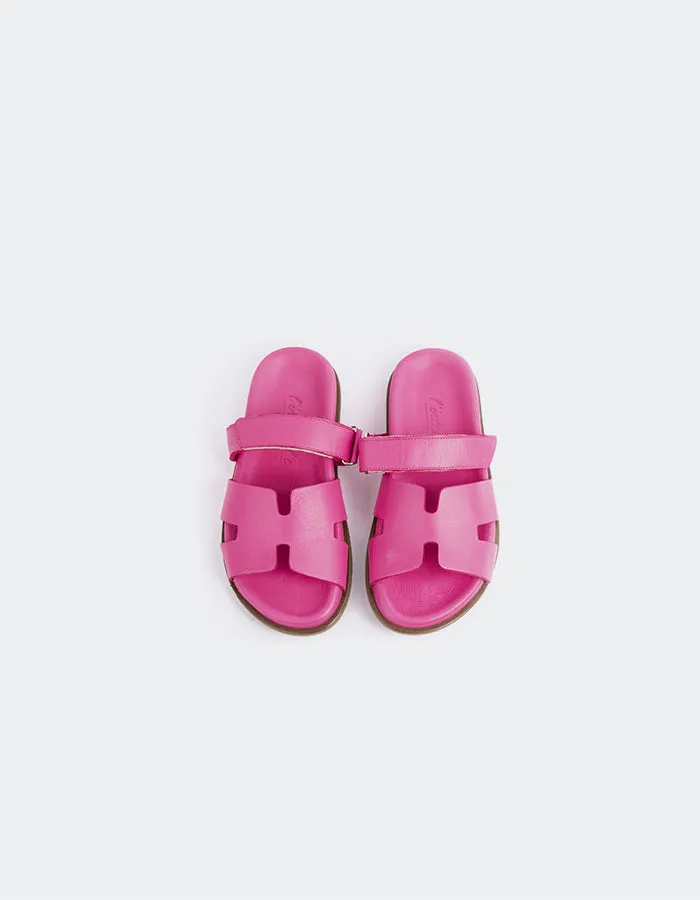 Gustave Fuchsia Leather