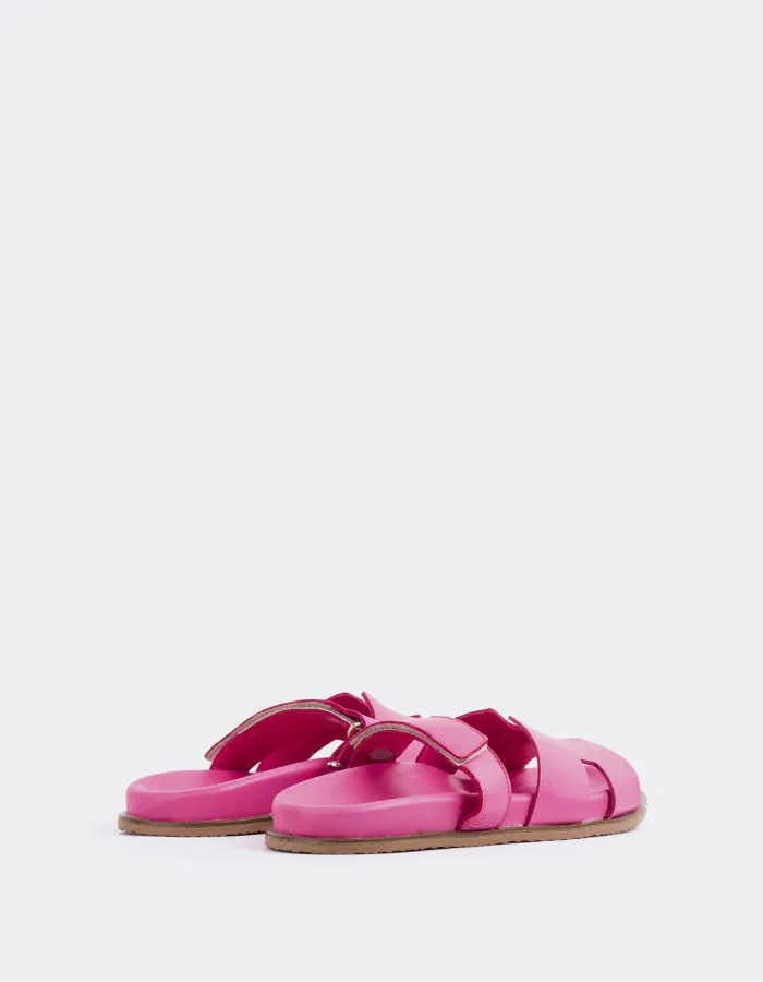 Gustave Fuchsia Leather