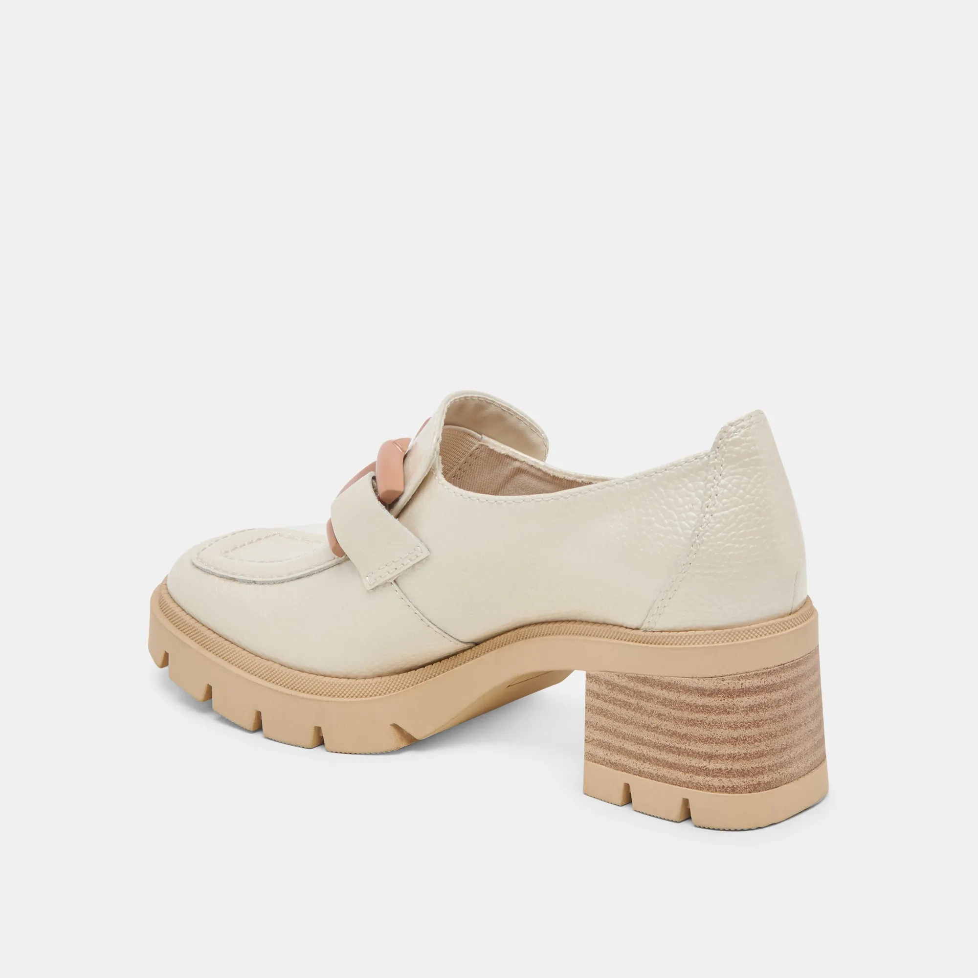 HAROLD HEELS IVORY PATENT LEATHER - re:vita