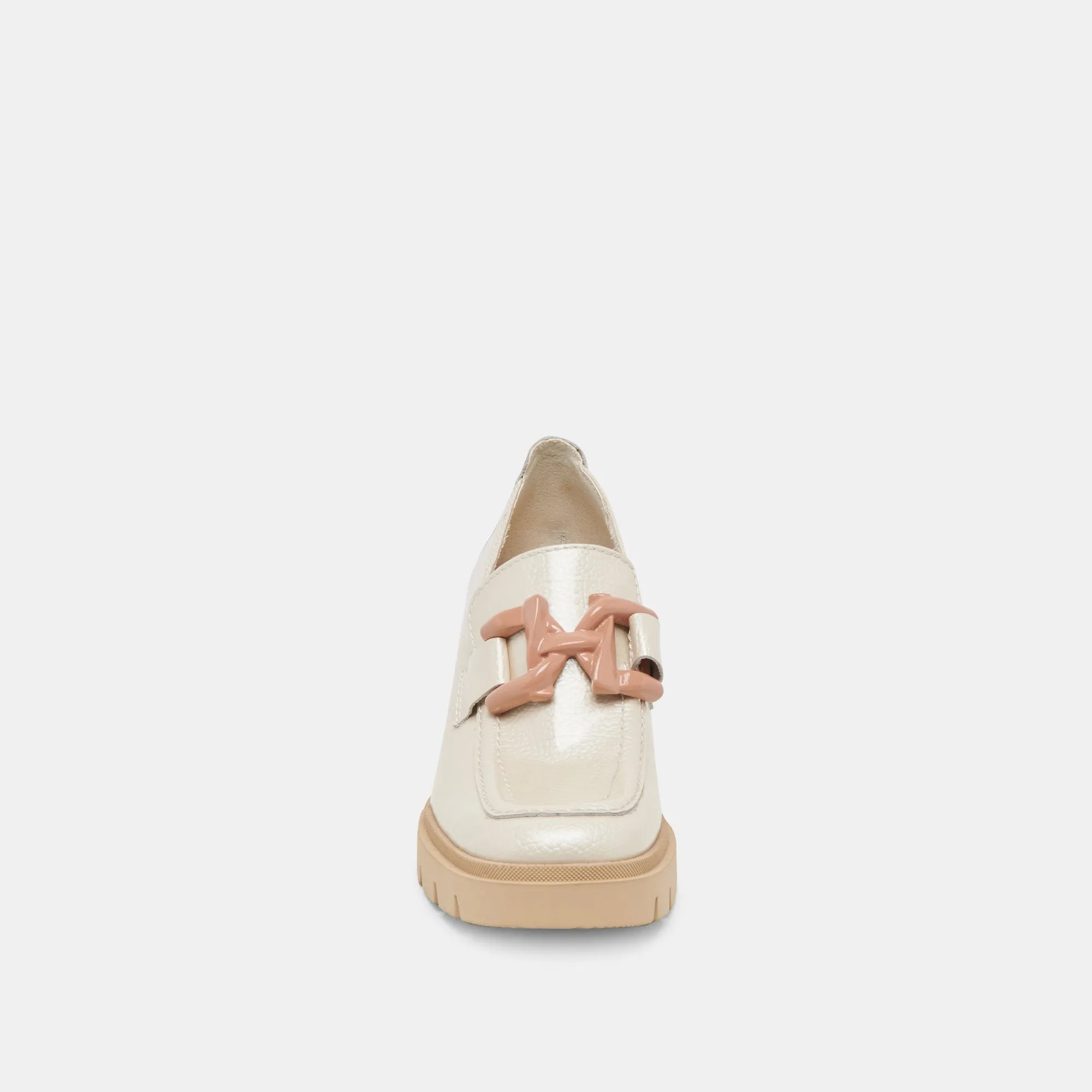 HAROLD HEELS IVORY PATENT LEATHER - re:vita