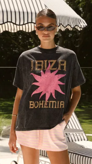 Ibiza Bohemia Top and Shorts Set - Black