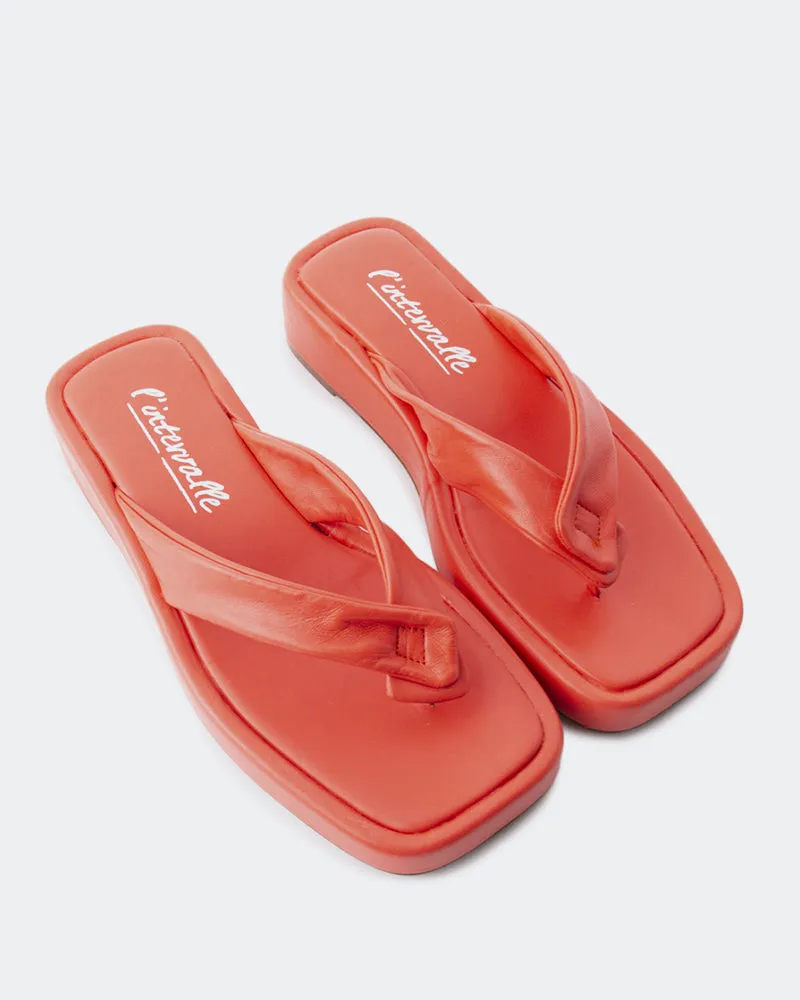 Ismene Orange Leather