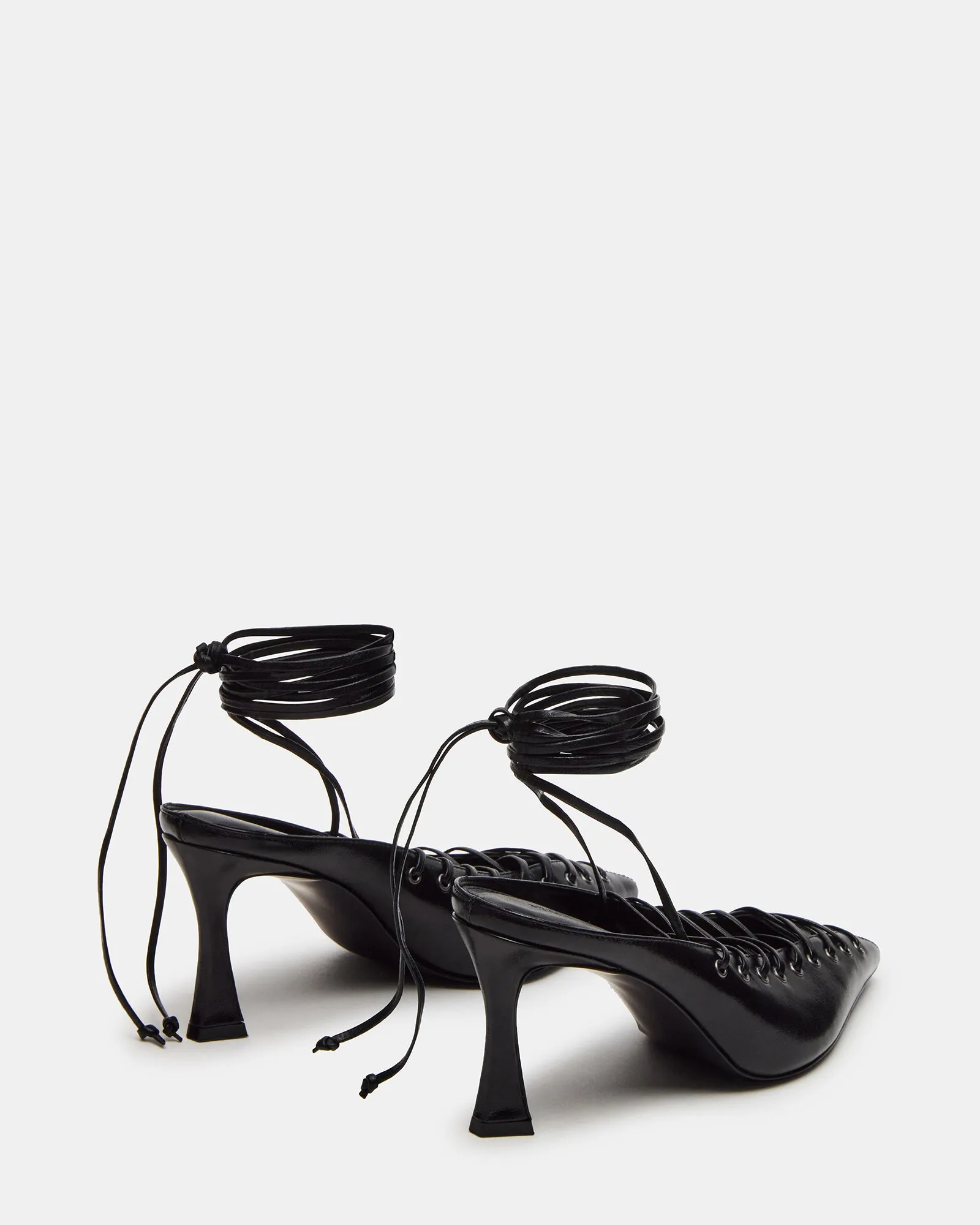 LACELLE BLACK LEATHER