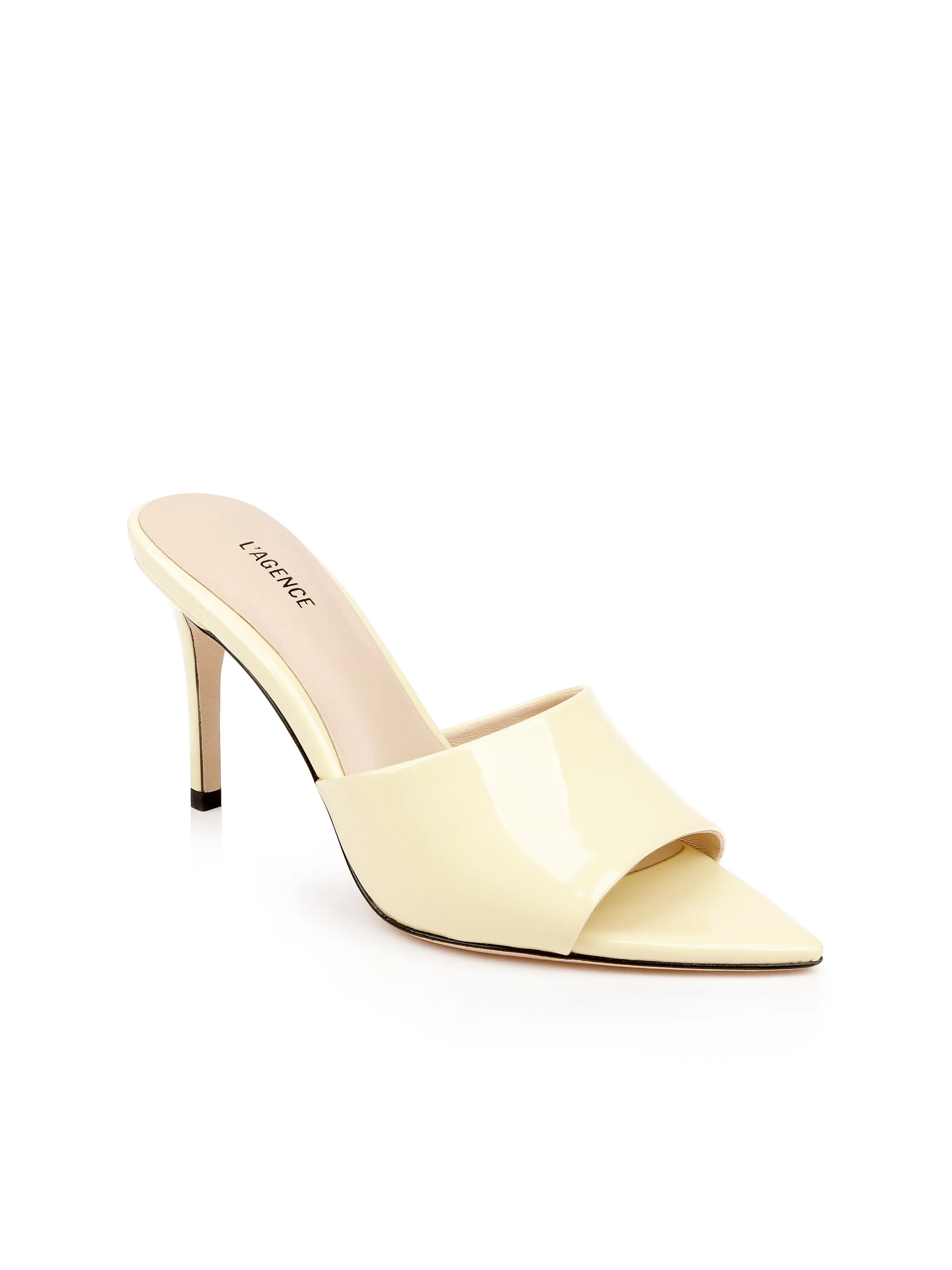 Lolita Leather Open-Toe Mule