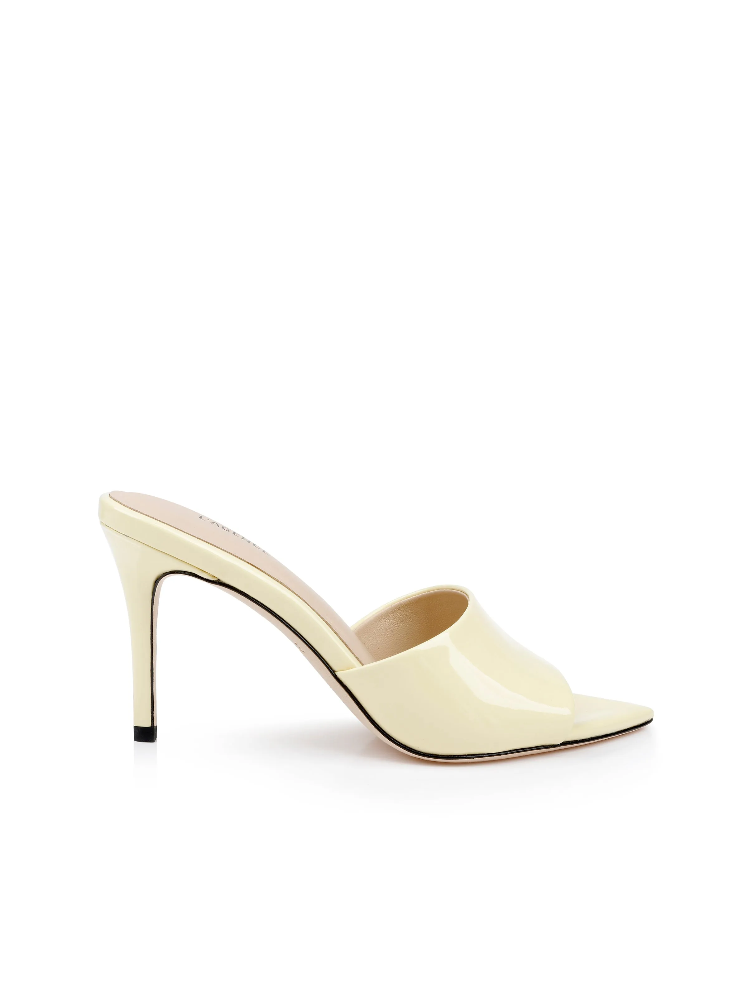 Lolita Leather Open-Toe Mule