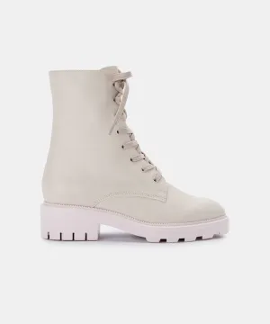 LOTTIE BOOTS IVORY LEATHER - re:vita