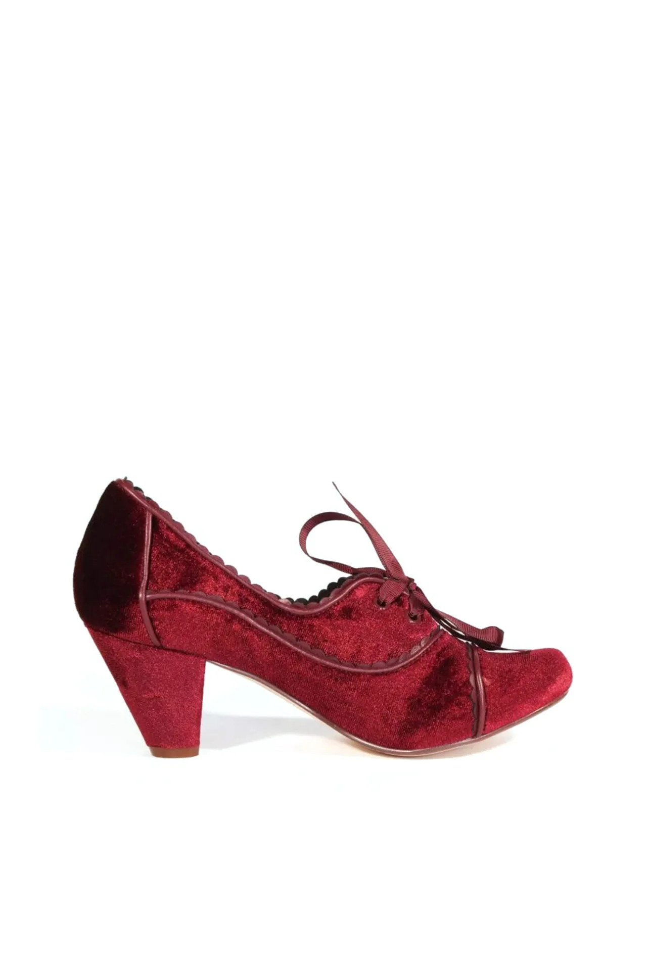 Madison Velvet Retro Heels