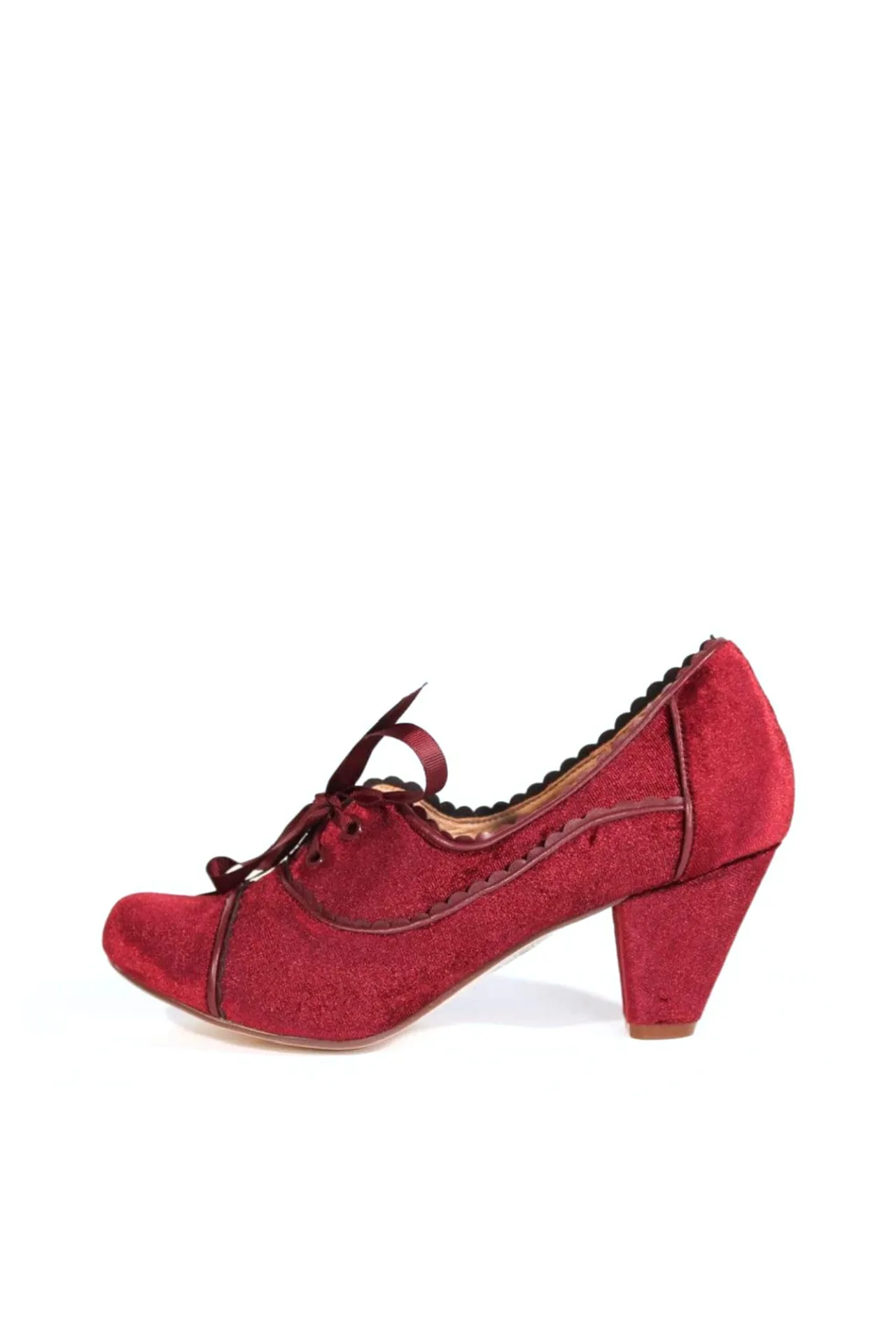 Madison Velvet Retro Heels