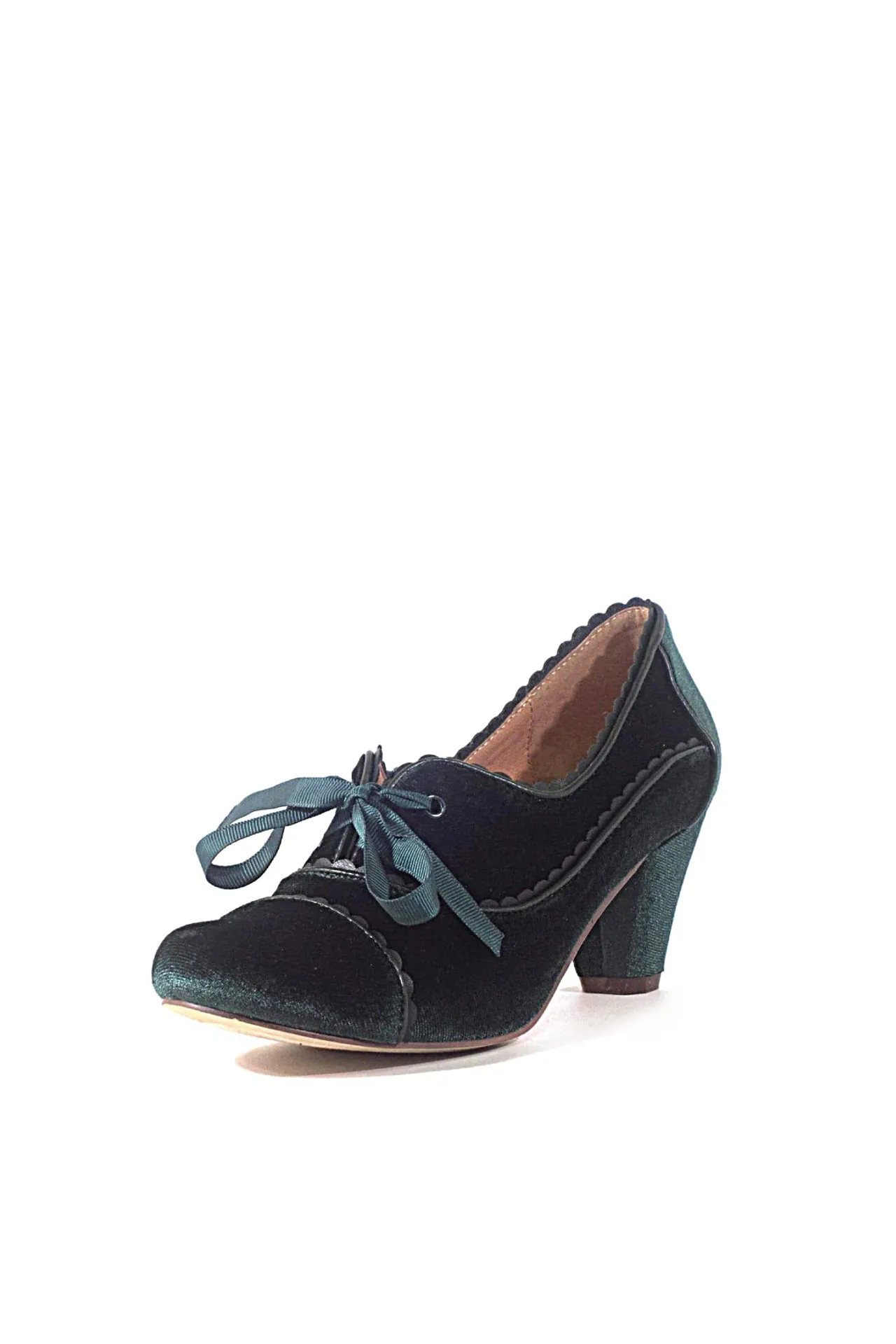 Madison Velvet Retro Heels