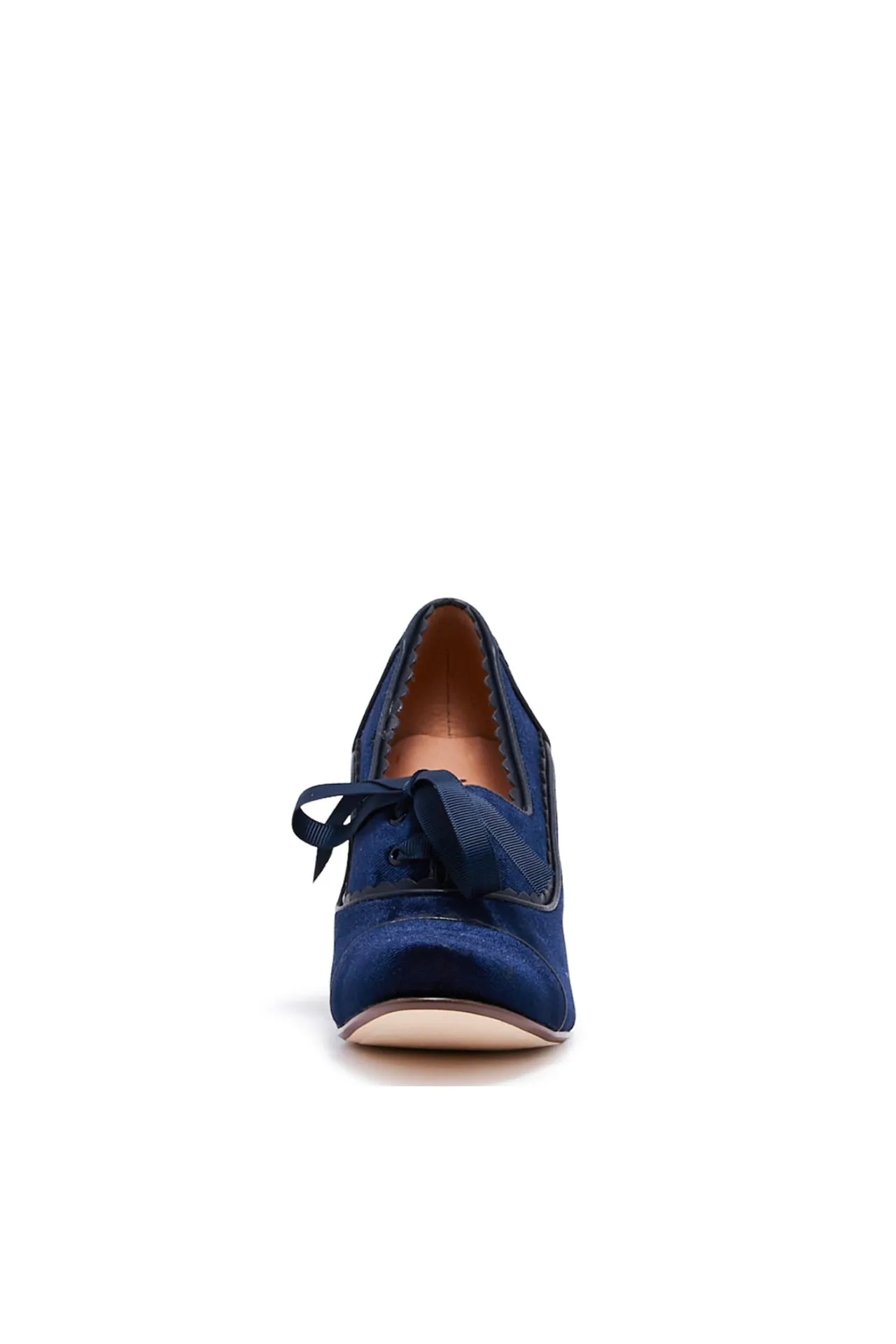 Madison Velvet Retro Heels