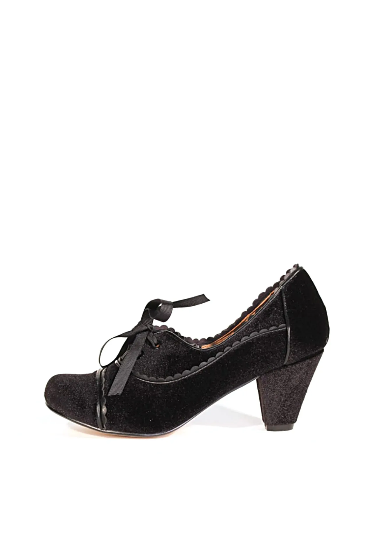 Madison Velvet Retro Heels