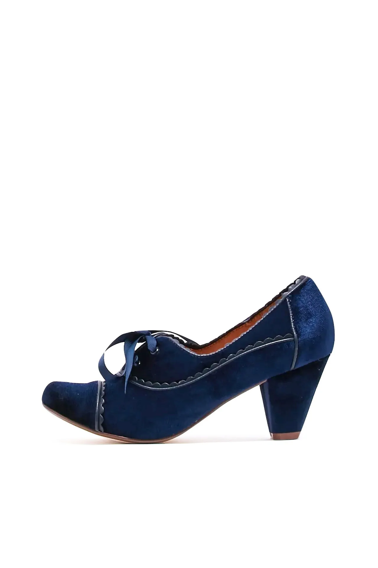 Madison Velvet Retro Heels