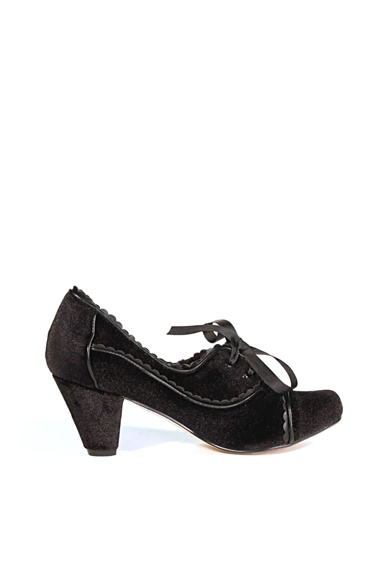 Madison Velvet Retro Heels