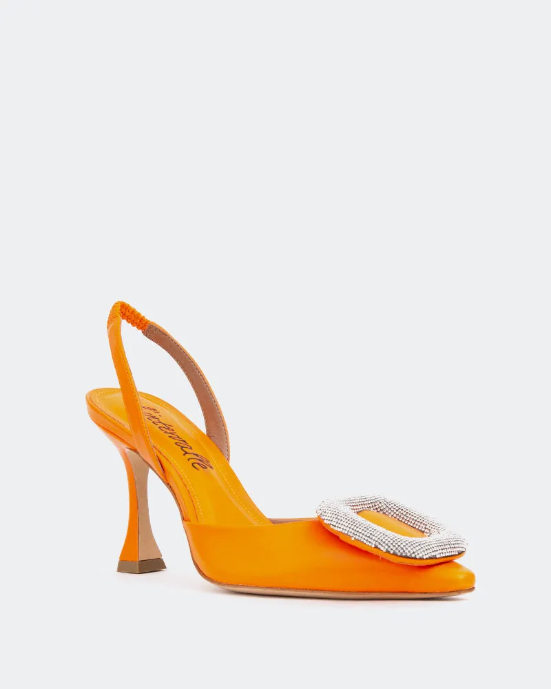 Mayta Orange Leather